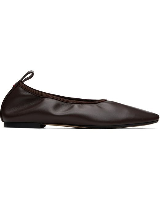 Aeyde Black Dex Ballerina Flats