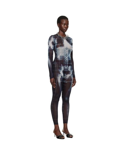 Jean Paul Gaultier Black 'The Squeletor' Jumpsuit