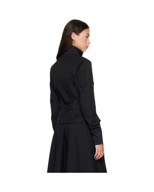 Y-3 Black Gradient 3-Stripes Nylon Track Jacket