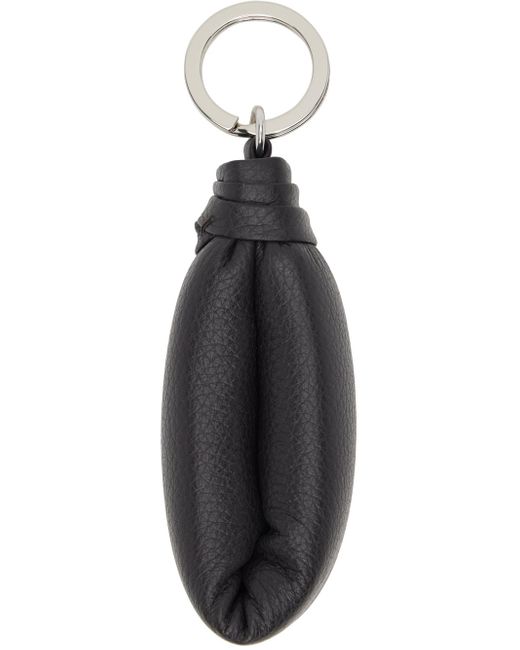 Lemaire Black Brown Wadded Keychain