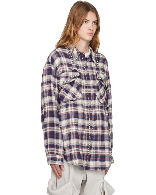 トップス OPEN YY BEADED POCKET SHIRT / BRW - M OPEN YY Beaded Pocket Shirt | Lyst