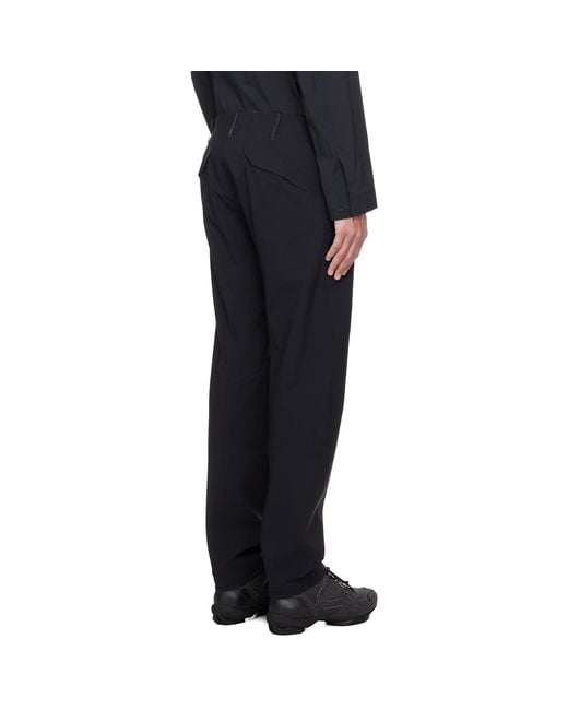 Veilance Black Indisce Mx Trousers for men