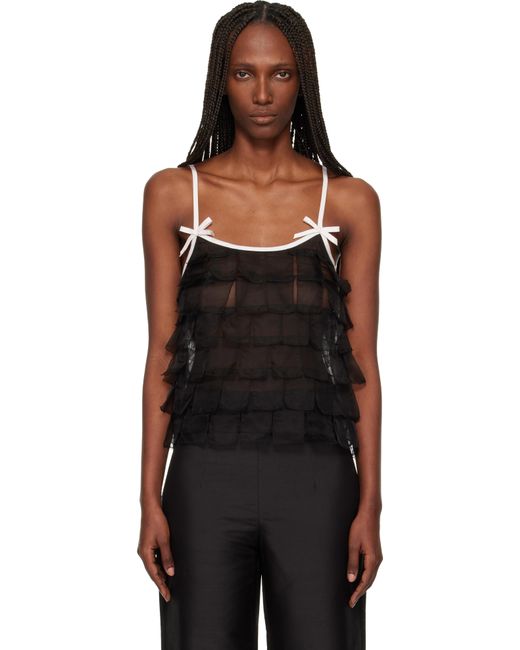 Hai Black Sabina Top