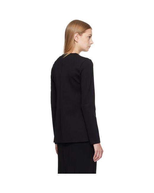 Max Mara Black Mxpneutro Top