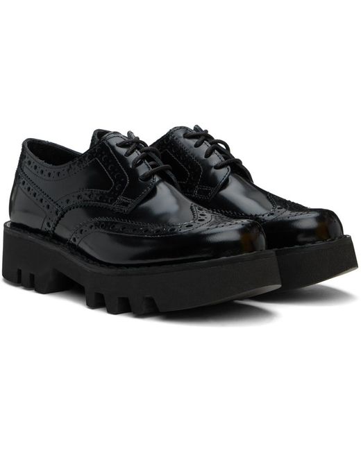 Sofie D'Hoore Black Flores Derbys