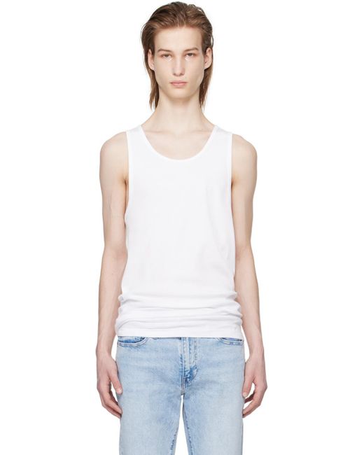 Calvin Klein Multicolor Three-pack White Tank Tops for men