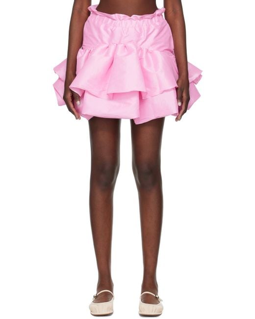 Kika Vargas Pink Maye Miniskirt