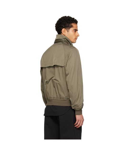 Tom Ford Multicolor Khaki Techno Poplin Cashmere-Lined Jacket for men