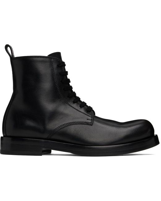 Officine Creative Black Bulla 002 Boots for men