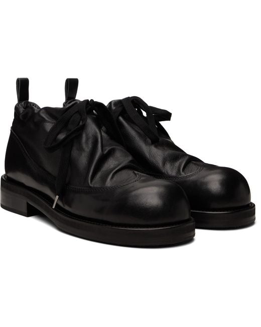 Comme des Garçons Black Kids Love Gaite Edition Leather Derbys for men