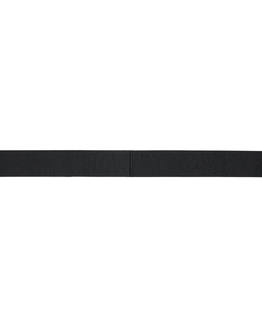 Mowalola Sweat Buckle Belt in Black for Men | Lyst