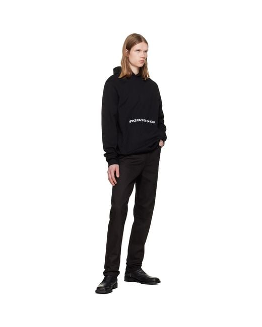 JKEEFER Black Slim Jeans for men