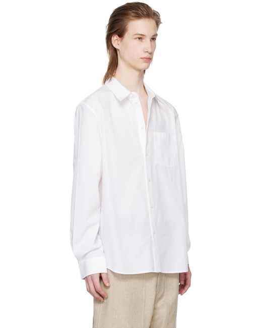 Chemise blanche Helmut Lang pour homme en coloris White