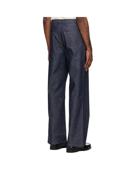 A.P.C. Blue Aaron Jeans for men