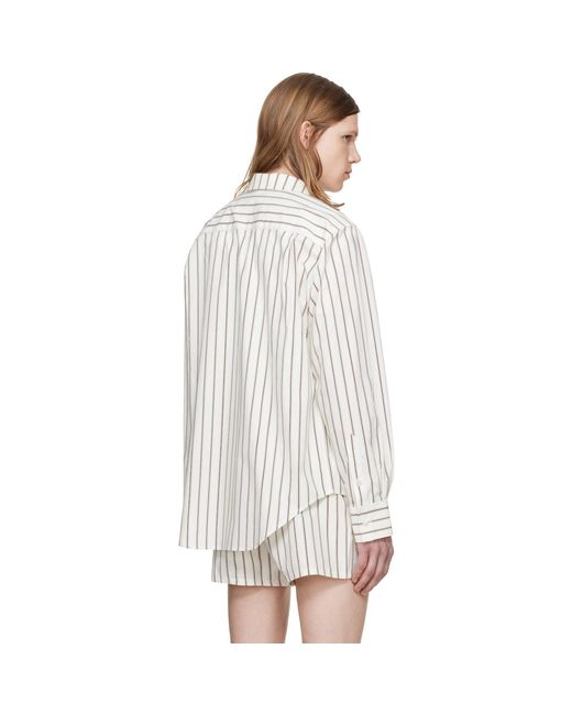 Louis-Gabriel Nouchi White Off- Classic Cotton Shirt for men