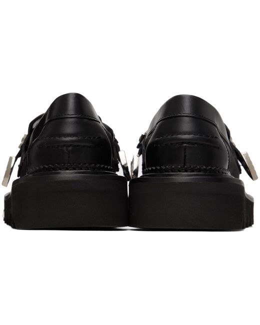 Toga Black Semi-sheer Loafers
