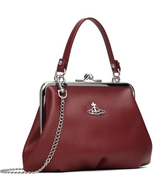 Vivienne Westwood Purple Granny Frame Bag