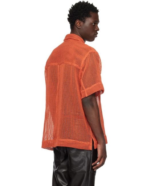 Song For The Mute Orange Box Shirt for men