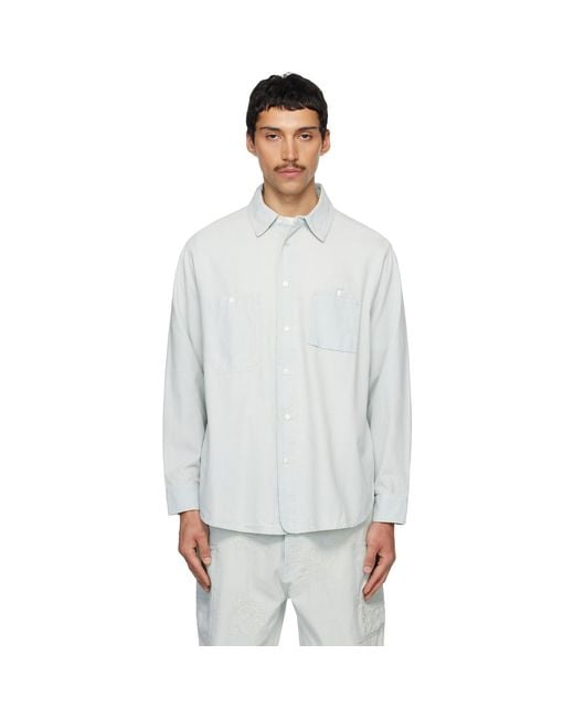 KENZO White Paris Workwear Shirt for men