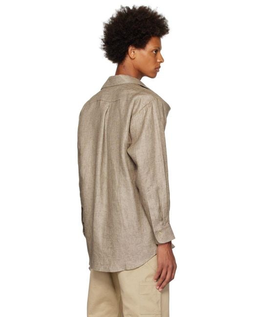 Bless Beige Neckerchiefer Shirt for Men | Lyst