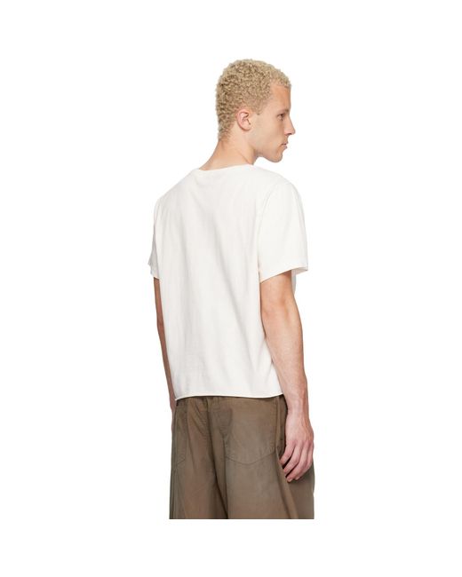 424 White Off- 'Sloppy' T-Shirt for men