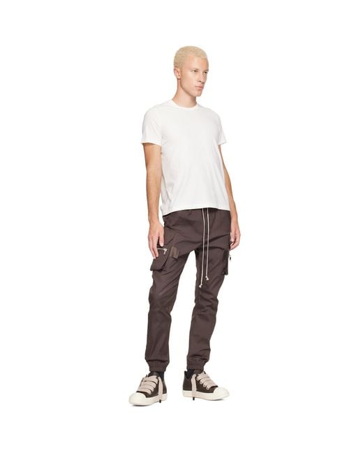 Rick Owens White Tower Short Level T-Shirt for men