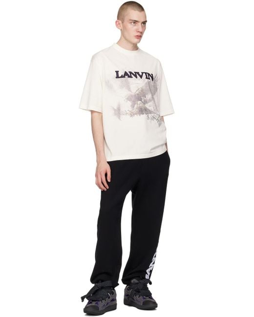 T-shirt blanc édition future Lanvin pour homme en coloris White