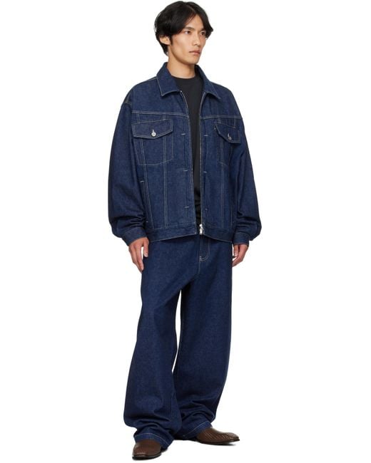 Vetements Blue Hip-Hop Jeans for men