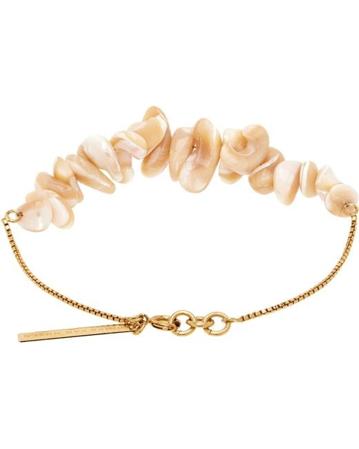 Dries Van Noten Black Shell Bracelet for men
