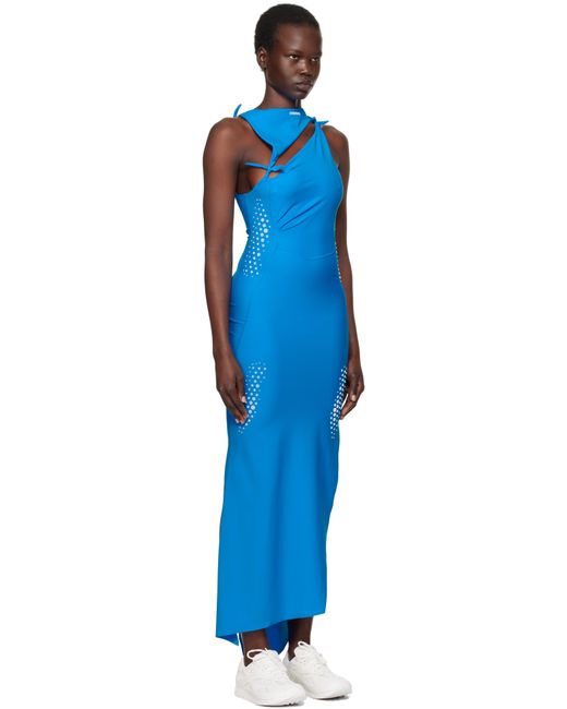 Coperni Blue Edition Jersey Maxi Dress