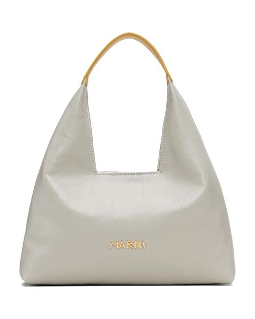Marni Gray Top Handle Mini Bag