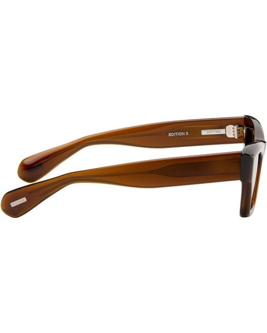 Jil Sander Black Oliver Peoples 'Edition 3' Cat Eye Sunglasses
