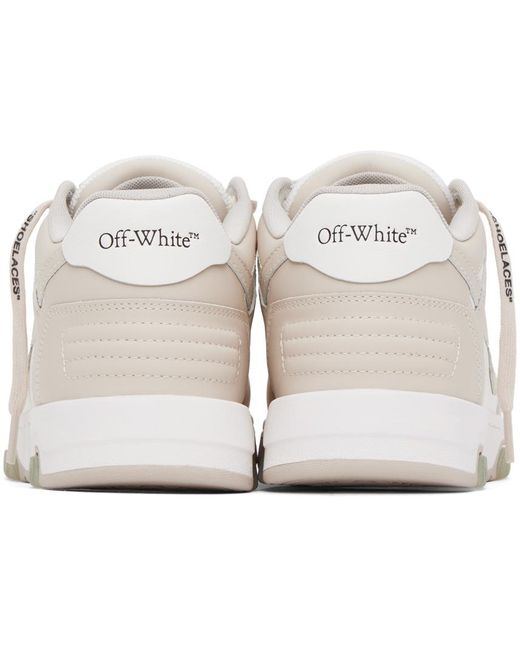 Off-White c/o Virgil Abloh Black Off- & White Out Of Office Sneakers for men
