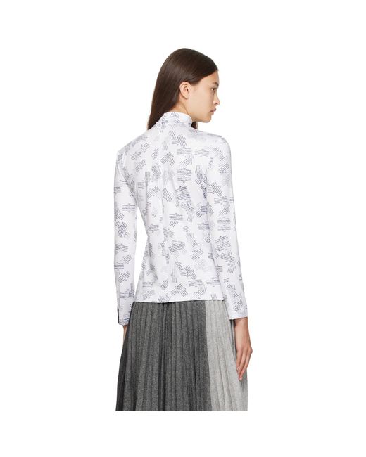 ROKH White Mask Turtleneck