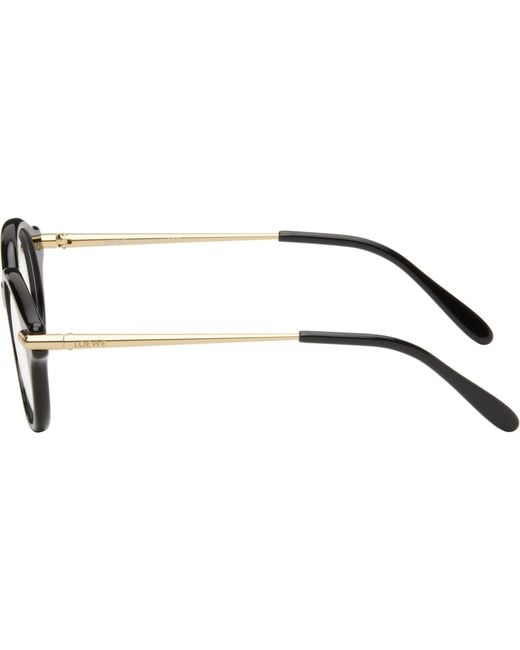 Loewe Black Slim Glasses for men