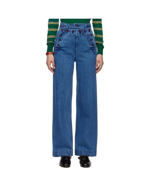 Bode Blue Sailor Jeans