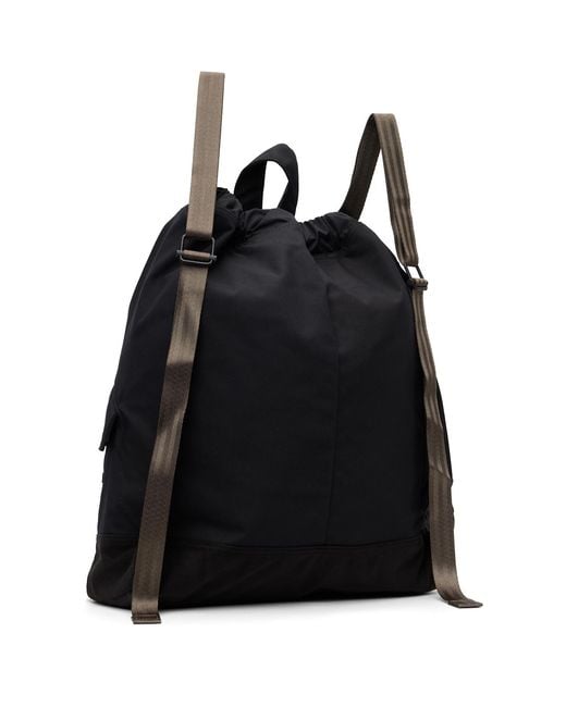 Nanamica Black 2-Way Backpack for men