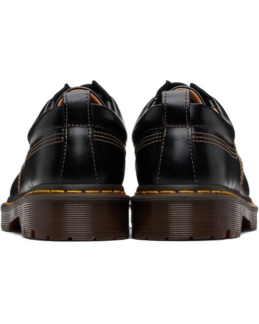 Dr. Martens Black Leather Lowell Derbys for men