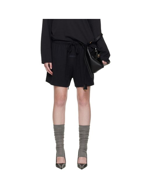Fear Of God Black Soccer Shorts