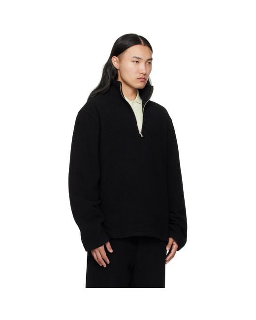 Rier Black Sweater for men