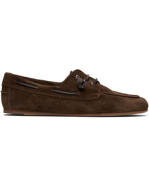 DSquared² Black D2 College Boat Shoes for men