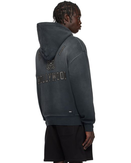 Amiri 'Ma' Hollywood Oversized Hoodie in Black for Men | Lyst UK