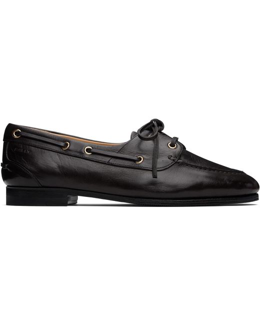 Derbys Plume Bruns Bally en coloris Black