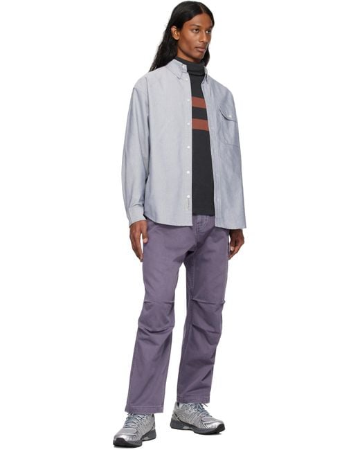 メンズ Gramicci ブラック Stance オックスフォードシャツ Black