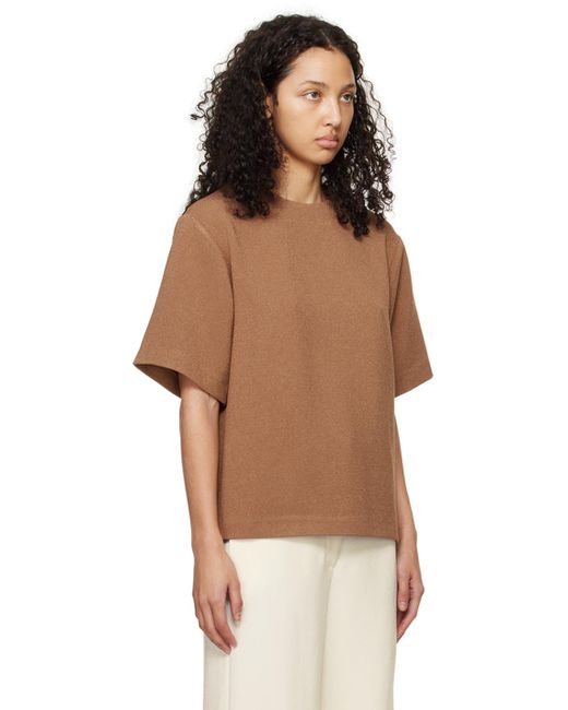 T-shirt maddie brun clair Anine Bing en coloris Brown