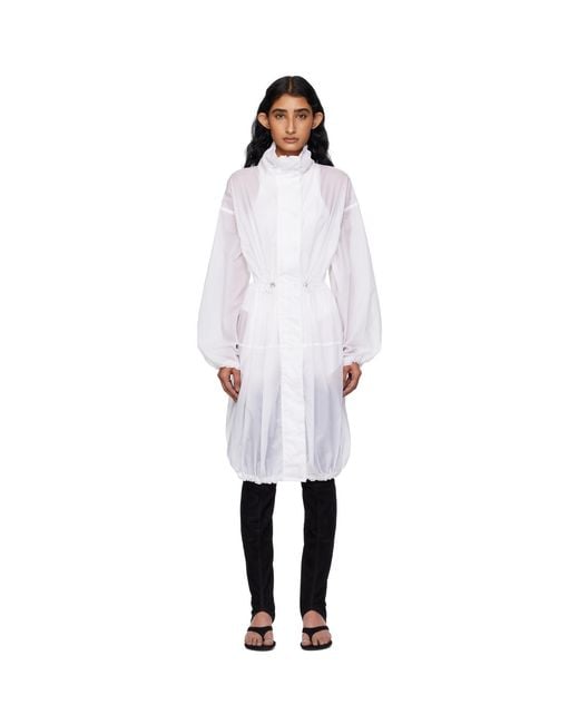 Alaïa Black Soft Nylon Bubble Parka