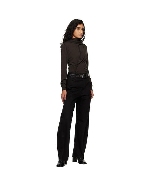 Lemaire Black Braided 30 Belt