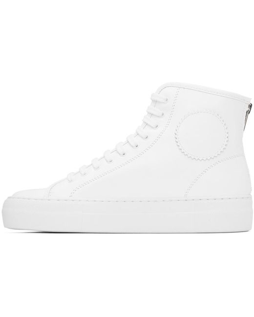 Common Projects Black White Tournament Super High Sneakers