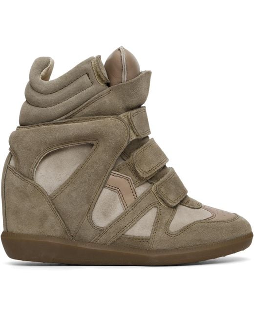 Isabel Marant Green Bekett Sneakers