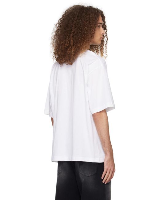 メンズ Marni ホワイト Tシャツ 3枚セット White